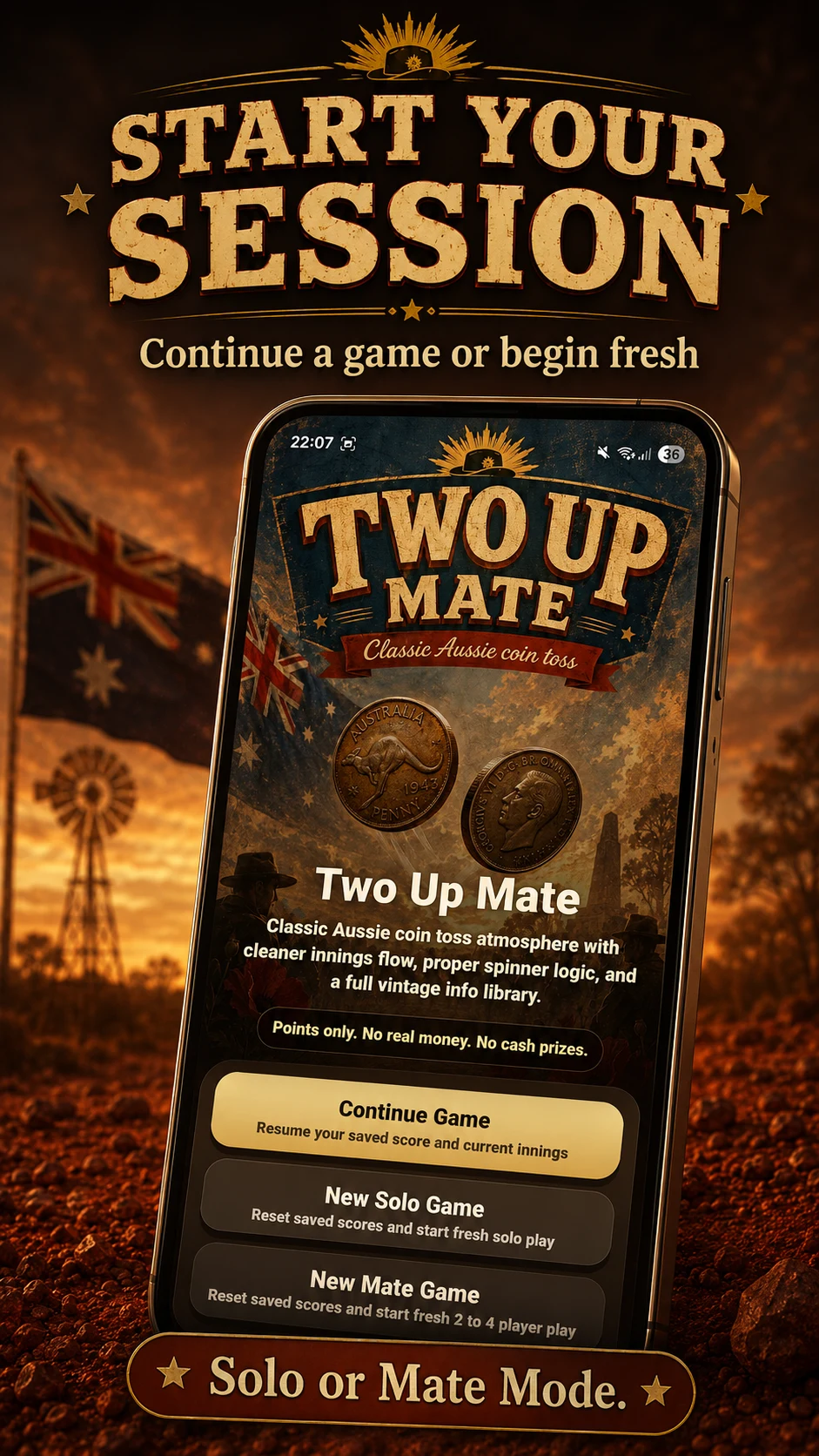 Two Up Mate screenshot