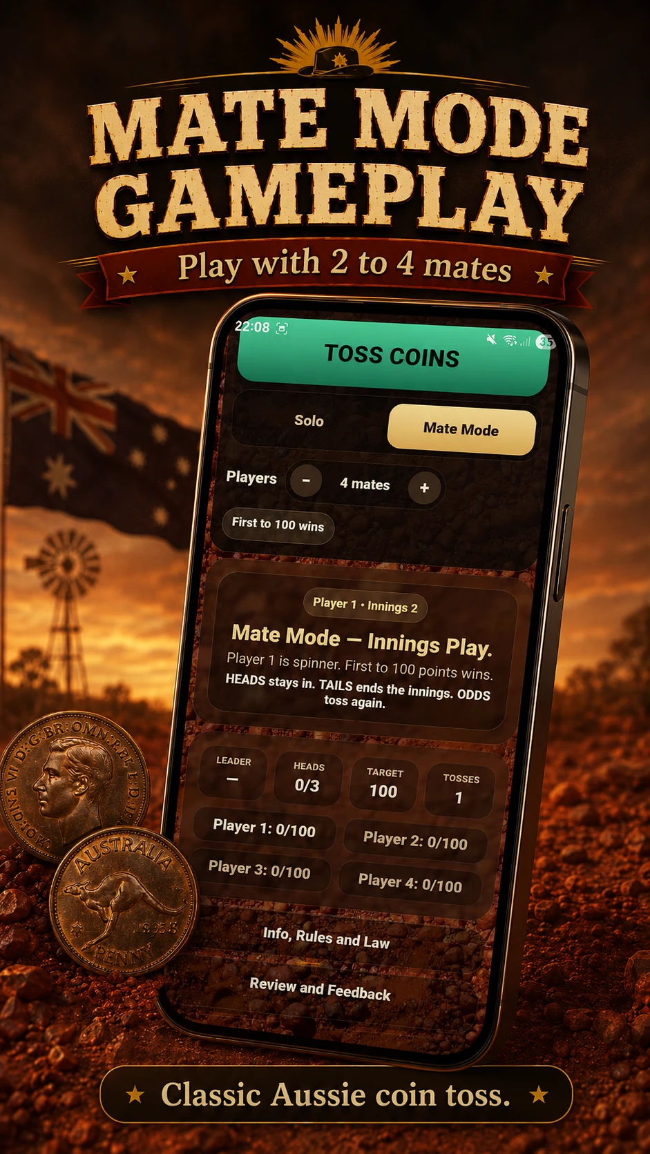 Two Up Mate screenshot